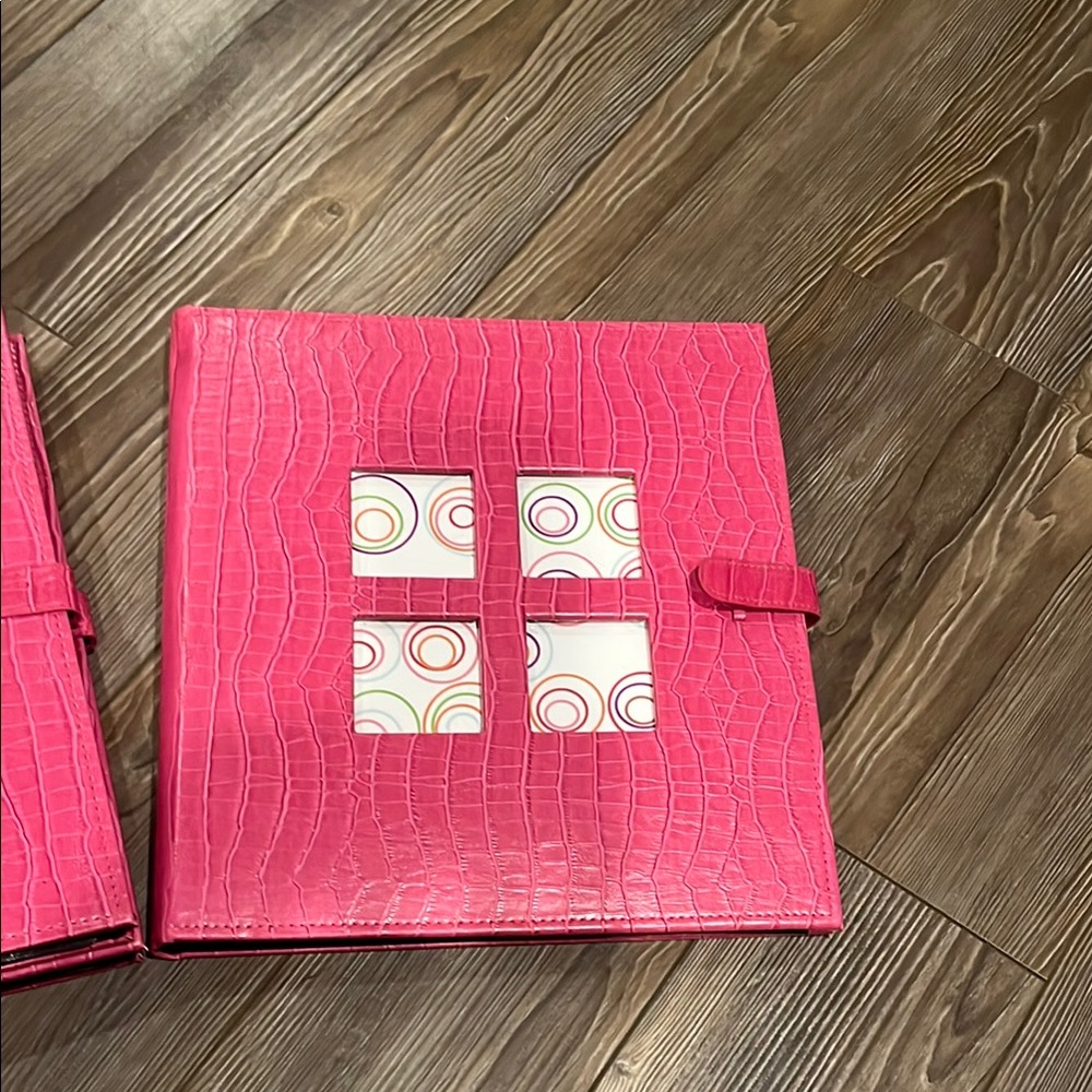 Pink Faux Crocodile Photo Album